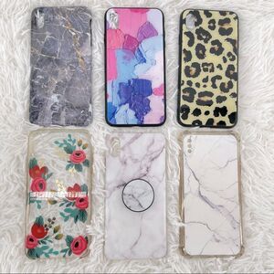 iPhone XS Max Bundle Animal, Marble, Floral and Colorful Print Phone Cases
